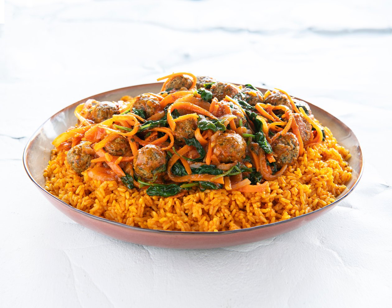 Chef Traiteur - Perzische gehaktballen met tomatenrijst – Recept Chef Traiteur - Perzische gehaktballen met tomatenrijst – Recept