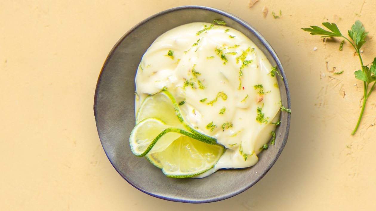 Kruidige peper-limoendip Kruidige peper-limoendip