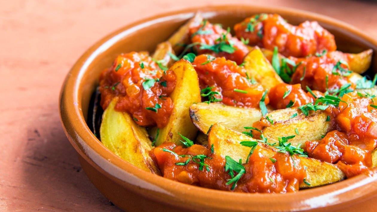 Patatas Bravas met tomatensaus Patatas Bravas met tomatensaus