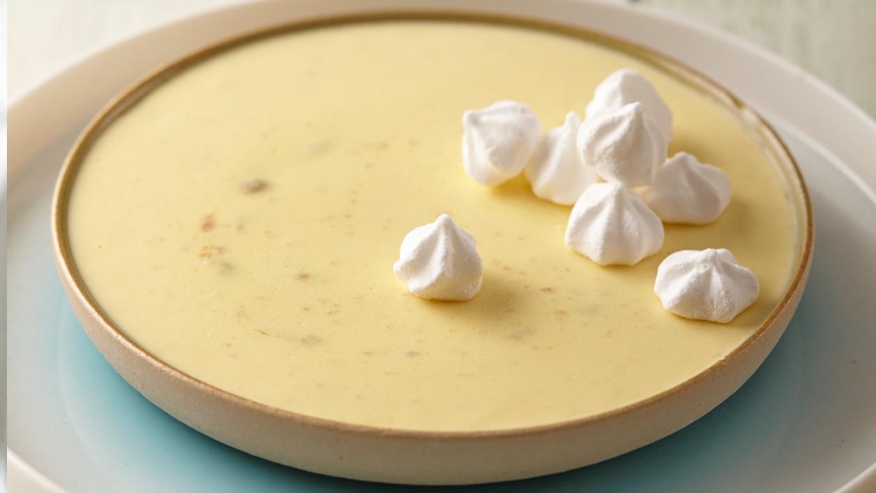 Pot de Crème Façon “Tarte Citron” met mini meringues Pot de Crème Façon “Tarte Citron” met mini meringues