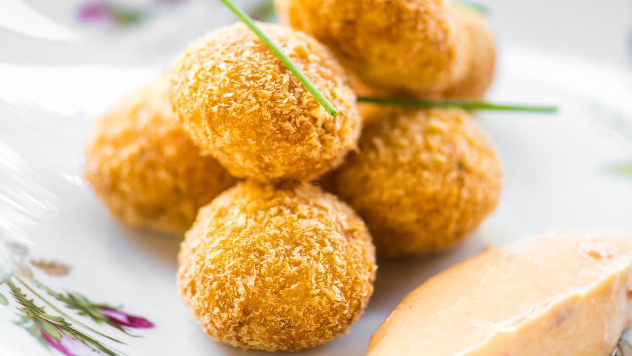Tempura van scampi en tomaat en aiolisausje – Recept Tempura van scampi en tomaat en aiolisausje – Recept