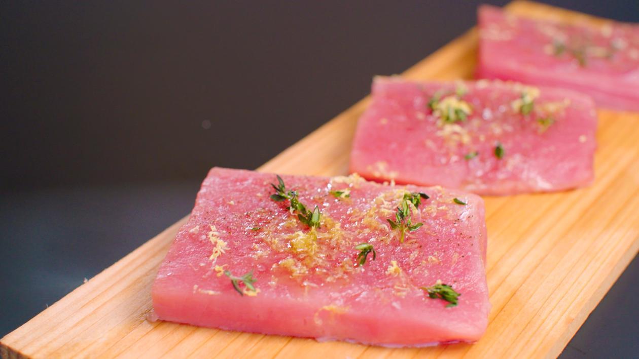 Tonijn op cederhout van de Big Green Egg – Recept Tonijn op cederhout van de Big Green Egg – Recept