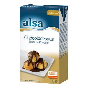 Alsa Chocolade Saus Vloeibaar 1L -