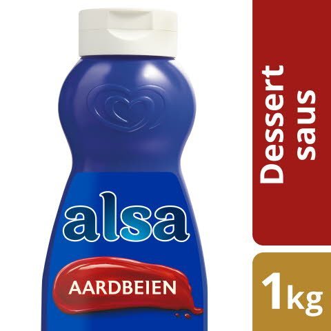 Alsa Toppingsaus Aardbei 1L -