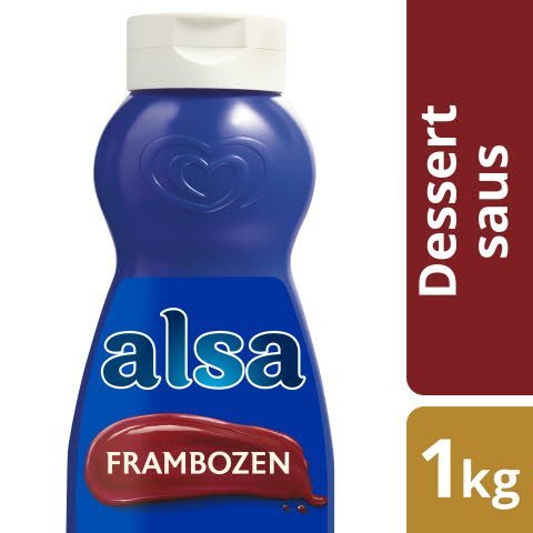 Alsa Toppingsaus Framboos 1L -