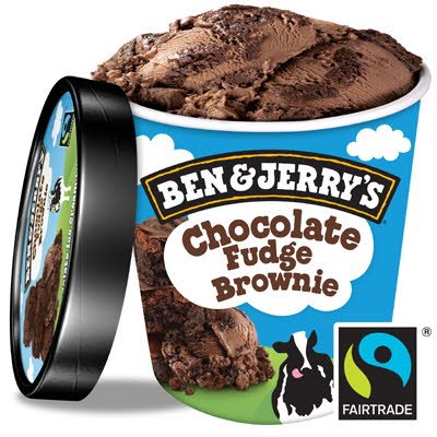Ben & Jerry's Pint Chocolate Fudge Brownie 500ml -