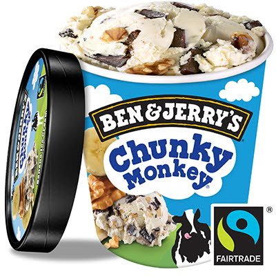 Ben & Jerry's Pint Chunky Monkey 500ml -