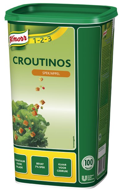 Knorr 1-2-3 Croutinos met Spek en Appel 700g -