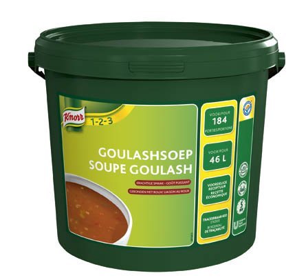 Knorr 1-2-3 Goulashsoep in grootverpakking Poeder 46L -