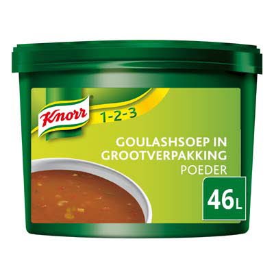 Knorr 1-2-3 Goulashsoep in grootverpakking Poeder 46L -
