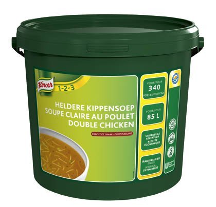 Knorr 1-2-3 Heldere Kippensoep in grootverpakking Poeder 85L -