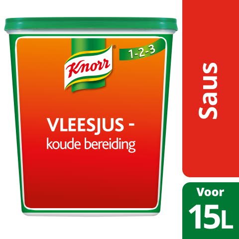 Knorr 1-2-3 Koude Basis Vleesjus Poeder opbrengst 15L -
