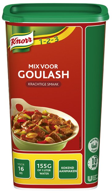 Knorr 1-2-3 Mix voor Goulash 1,24kg -