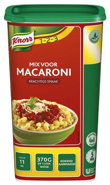 Knorr 1-2-3 Mix voor Macaroni 0,94kg -
