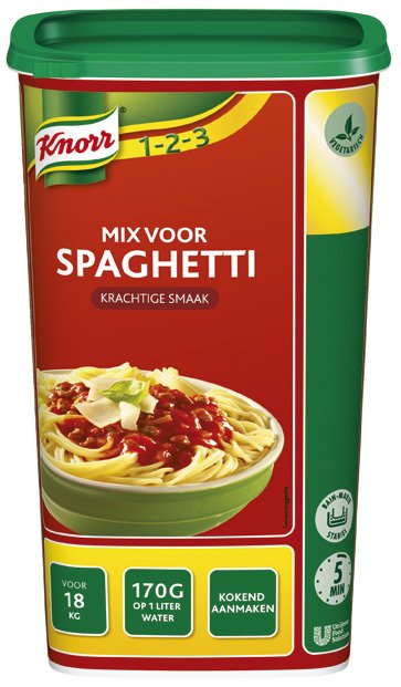 Knorr 1-2-3 Mix voor Spaghetti 1,36kg -