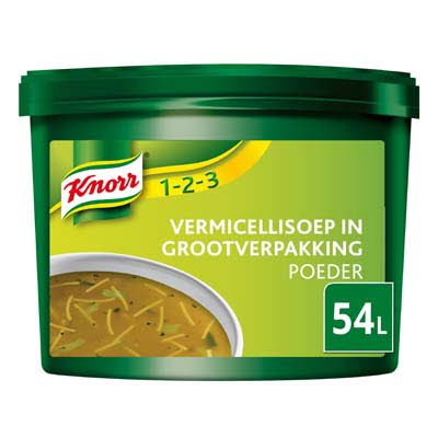 Knorr 1-2-3 Vermicellisoep in grootverpakking Poeder 54L -
