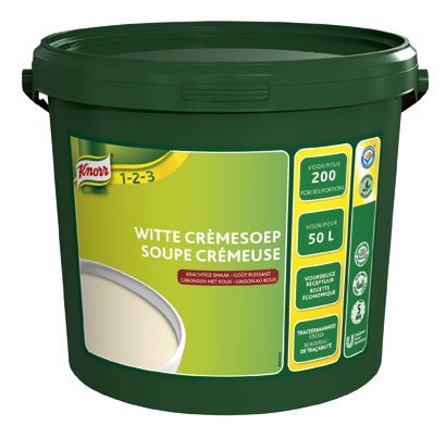 Knorr 1-2-3 Witte Crèmesoep in grootverpakking Poeder 50L -