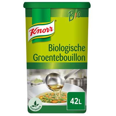 Knorr Biologische Groentebouillon opbrengst 42L -