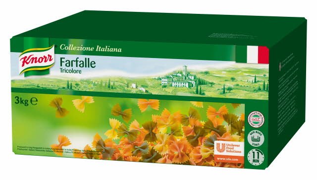 Knorr Collezione Italiana Farfalle Tricolore 3kg -
