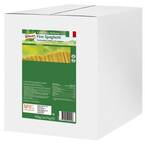 Knorr Collezione Italiana Fijne Spaghetti kookstabiel -