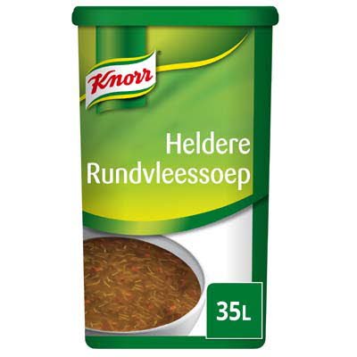 Knorr Heldere Rundvleessoep Poeder 35L -