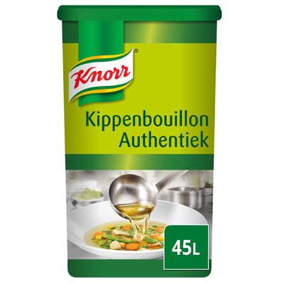 Knorr Kippenbouillon Authentiek Poeder opbrengst 45L -