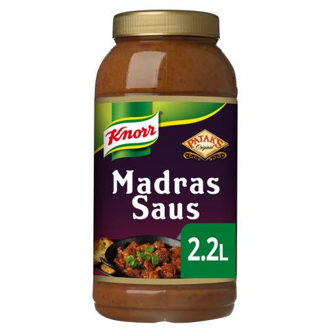 Knorr Patak’s Madras Curry Saus 2.2 L -