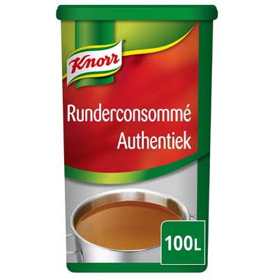 Knorr Runderconsommé Authentiek Poeder opbrengst 100L -