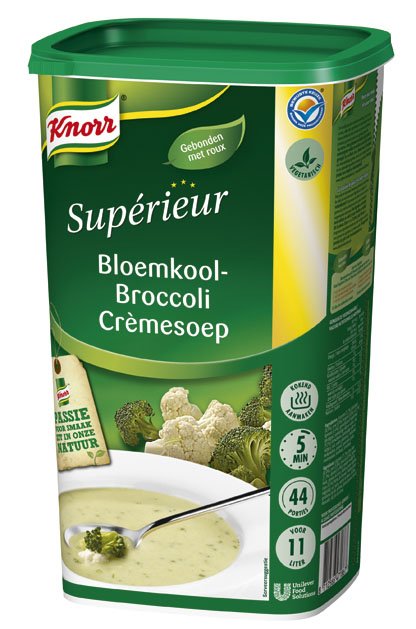Knorr Supérieur Bloemkool-Broccoli Crèmesoep Poeder 11L -