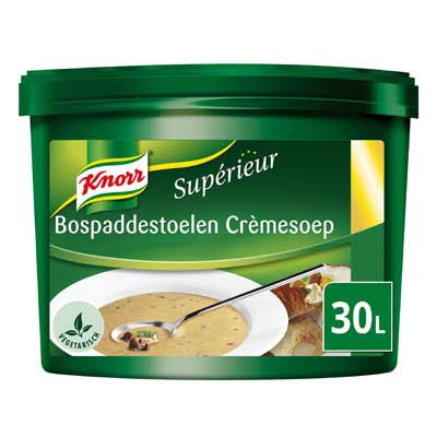 Knorr Supérieur Bospaddenstoelen Crèmesoep Poeder 30L -