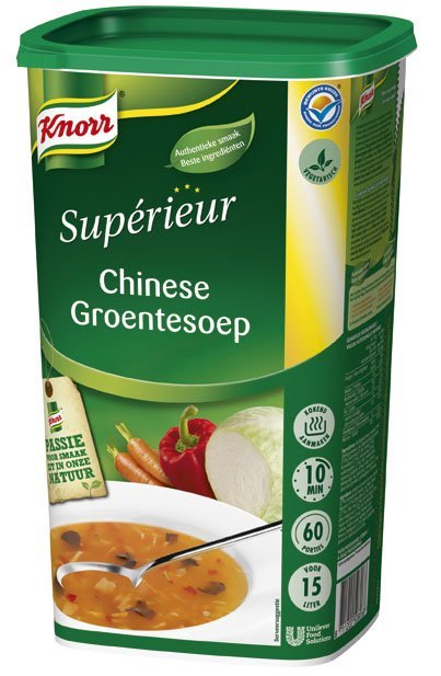 Knorr Supérieur Chinese Groentesoep Poeder 15L -