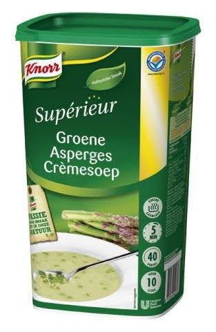 Knorr Supérieur Groene Asperges Crèmesoep Poeder 10L -