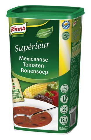 Knorr Supérieur Mexicaanse Tomaten-Bonensoep Poeder 12,5L -