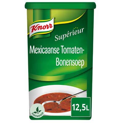 Knorr Supérieur Mexicaanse Tomaten-Bonensoep Poeder 12,5L -