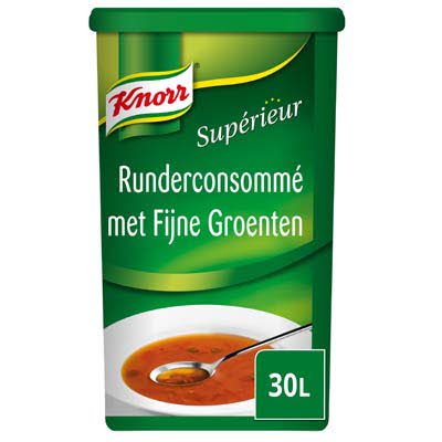 Knorr Supérieur Runderconsommé met Fijne Groenten Poeder 30L -