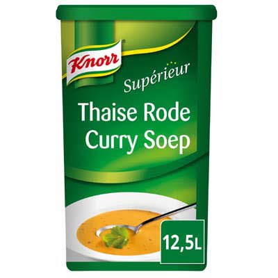 Knorr Supérieur Thaise Rode Curry Soep Poeder 12,5L -