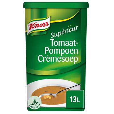 Knorr Supérieur Tomaat-Pompoen Crèmesoep Poeder 13L -