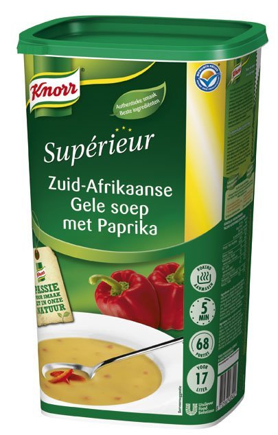Knorr Supérieur Zuid-Afrikaanse Gele soep met paprika Poeder 17L -