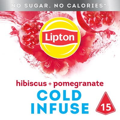 Lipton Cold Infuse Hibiscus Pomegranate 15 zakjes -