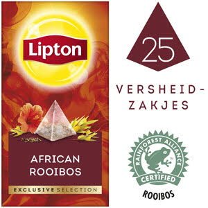 Lipton Exclusive Selection Afrikaanse Rooibos 25 zakjes -