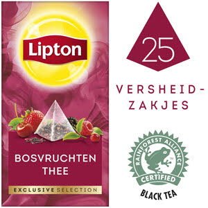 Lipton Exclusive Selection Bosvruchten 25 zakjes -