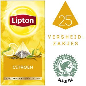 Lipton Exclusive Selection Citroen 25 zakjes -