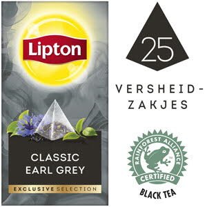Lipton Exclusive Selection Earl Grey 25 zakjes -