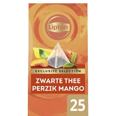 Lipton Exclusive Selection Thee Perzik Mango 25 zakjes -