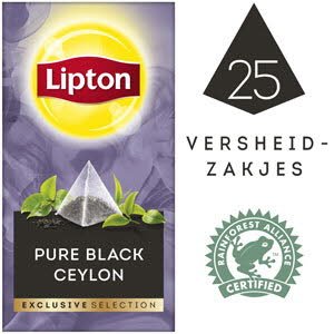 Lipton Exclusive Selection Zwarte Ceylon 25 zakjes -