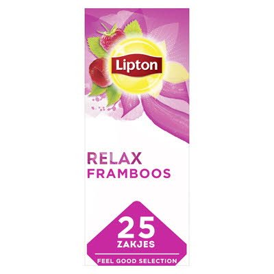 Lipton Feel Good Selection Thee Framboos 25 zakjes -