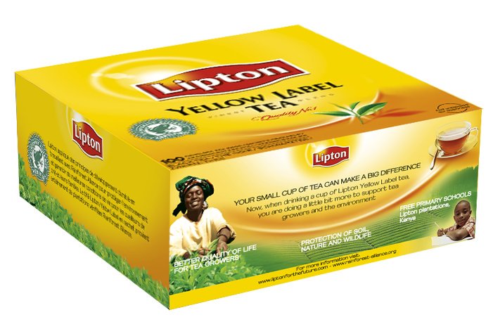 Lipton Feel Good Selection Thee Yellow Label 100 zakjes -