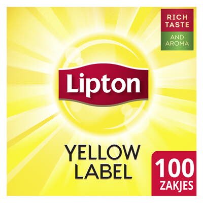 Lipton Feel Good Selection Thee Yellow Label 100 zakjes -
