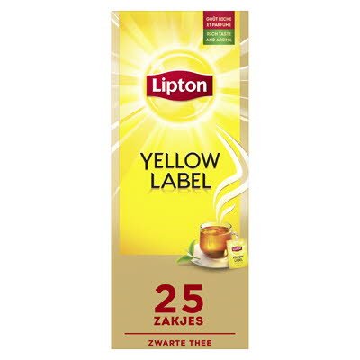 Lipton Feel Good Selection Thee Yellow Label 25 zakjes -