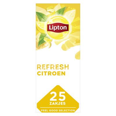Lipton Feel Good Selection Zwarte Thee Citroen 25 zakjes -